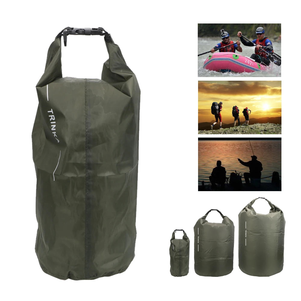 Waterproof Storage Bag 8L, 40L, 70L - Outdoor Travel Carrying Bags for Boating, Kayaking, Canoeing - Portable Floating Dry Sack Pouch