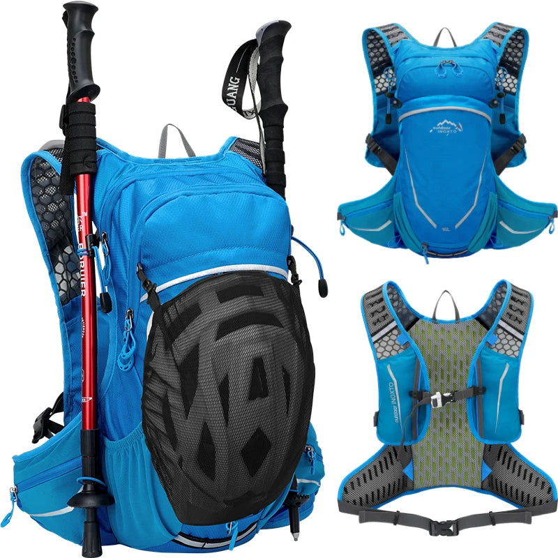 16L Outdoor Sport Hydration Backpack - Cycling, Running, Hiking, Lightweight Storage Pack