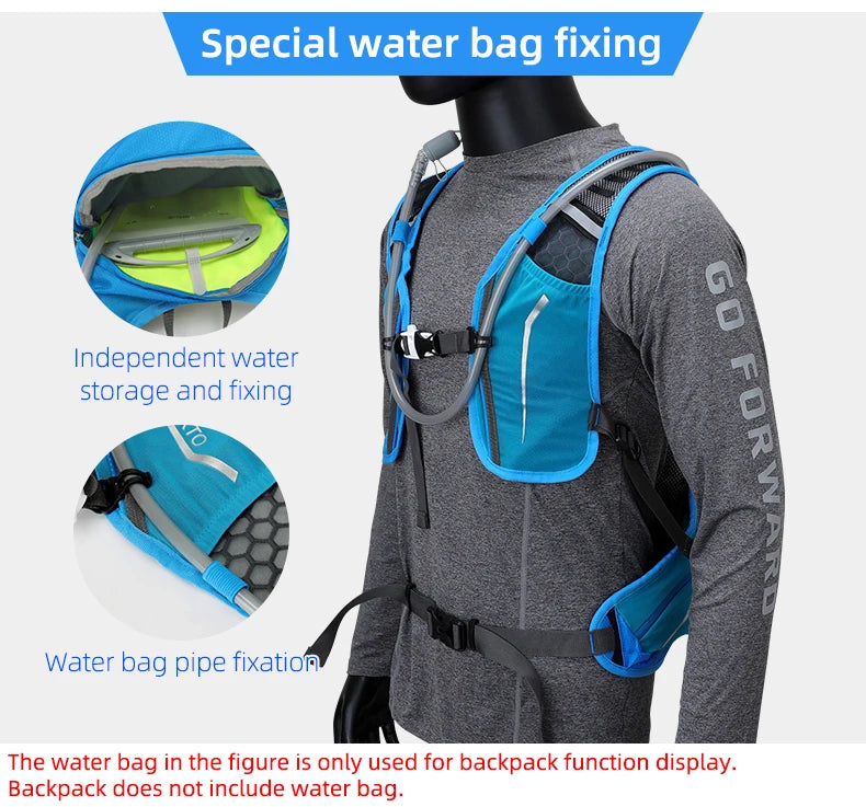 16L Outdoor Sport Hydration Backpack - Cycling, Running, Hiking, Lightweight Storage Pack