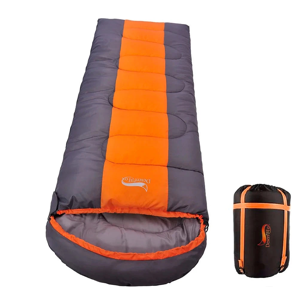 Desert Fox Camping Sleeping Bags Lightweight 4 Seasons Warm Cotton Sleeping Bag Backpacking Sack for Outdoor Hiking Travel