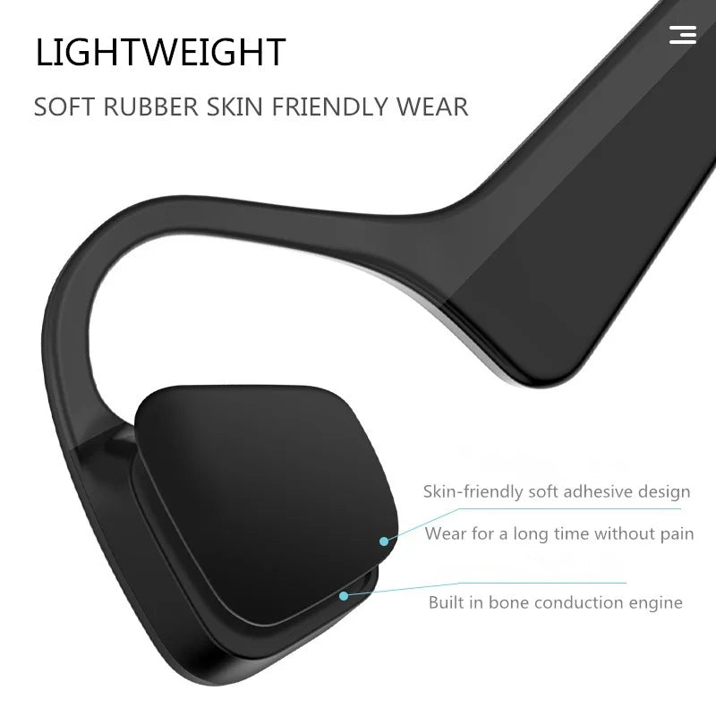 Casque de sport à conduction osseuse XIAOMI Mijia - Écouteurs Bluetooth sans fil avec micro | Casque mains libres TWS pour la course et le fitness