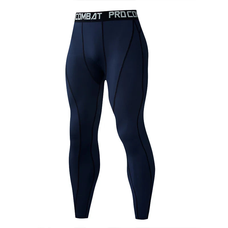 Leggings de Compression pour Hommes à Séchage Rapide - Pantalons de Course et d'Entraînement Fitness