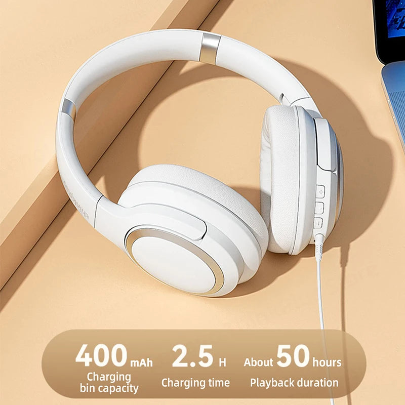 Choice Lenovo TH40 Headphones Stereo Wireless Bluetooth Earphones HIFI Sound Gaming Headset With Mic Sports Music Earphones